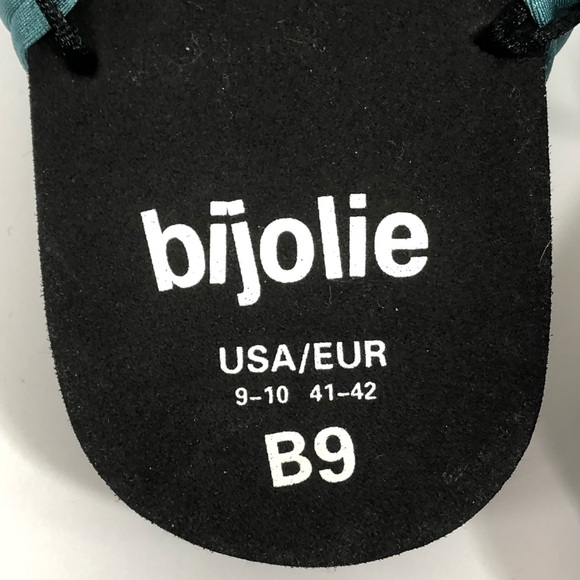 Bijolie 3 Loop Teal Sandals New Size 9 - Picture 3 of 7